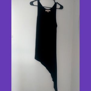 Philosophy black hi-lo tunic